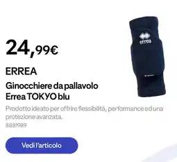 Decathlon ERREA Ginocchiere da pallavolo Errea TOKYO blu offerta