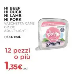 Arcaplanet Hi beef hi duck hi lamb hi pork vaschetta cane offerta