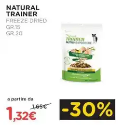 Arcaplanet Natural trainer freeze dried offerta