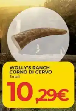 Arcaplanet Wolly's ranch corno di cervo small offerta