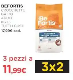 Arcaplanet Befortis crocchette gatto adult tutti i gusti offerta