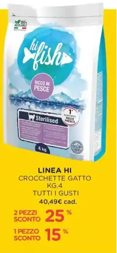 Arcaplanet Linea hi crocchette gatto tutti i gusti offerta