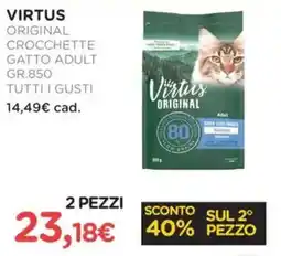 Arcaplanet Virtus original crocchette gatto adult tutti i gusti offerta