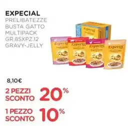 Arcaplanet Expecial prelibatezze busta gatto multipack gravy-jelly offerta