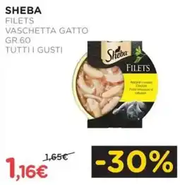 Arcaplanet Sheba filets vaschetta gatto tutti i gusti offerta