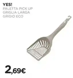 Arcaplanet Yes! paletta pick up griglia larga grigio eco offerta