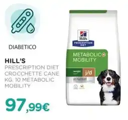 Arcaplanet Hill's prescription diet crocchette cane kg. 10 metabolic mobility offerta