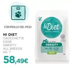 Arcaplanet Hi diet crocchette cane obesity all breeds offerta