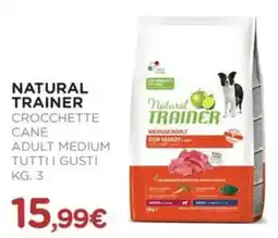 Arcaplanet Natural trainer crocchette cane adult medium tutti i gusti offerta