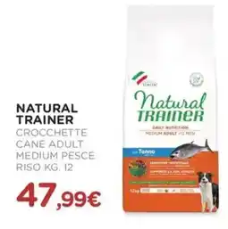 Arcaplanet Natural trainer crocchette cane adult medium pesce riso offerta