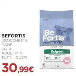 Arcaplanet Befortis crocchette cane adult mini tutti i gusti offerta