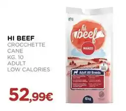 Arcaplanet Hi beef crocchette cane adult low calories offerta