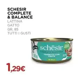 Arcaplanet Schesir complete & balance lattina gatto tutti i gusti offerta