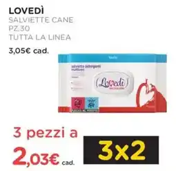 Arcaplanet Lovedì salviette cane tutta la linea offerta
