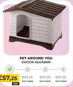 Arcaplanet Pet around you cuccia alcazar offerta