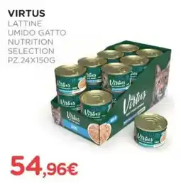 Arcaplanet Virtus lattine umido gatto nutrition selection offerta