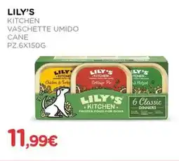 Arcaplanet Lily's kitchen vaschette umido cane offerta