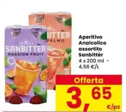 Interspar Aperitivo Analcolico assortito Sanbitter offerta