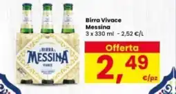Interspar Birra Vivace Messina offerta