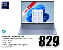 MediaWorld HP Notebook Omnibook 5 Ai offerta