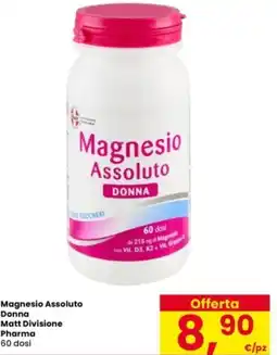 Interspar Magnesio Assoluto Donna Matt Divisione Pharma 60 dosi offerta
