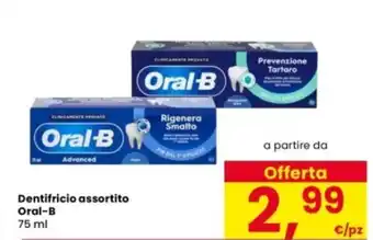 Interspar Dentifricio assortito Oral-B offerta