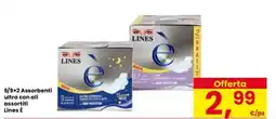 Interspar 9/9+2 Assorbenti ultra con ali assortiti Lines È offerta