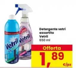 Interspar Detergente vetri assortito Vetril offerta