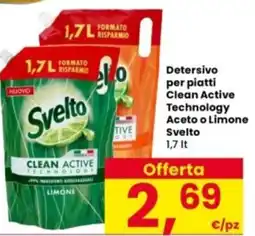 Interspar Detersivo per piatti Clean Active Technology Aceto o Limone Svelto offerta