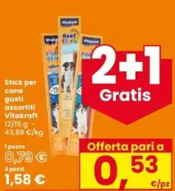 Interspar Stick per cane gusti assortiti Vitakraft offerta