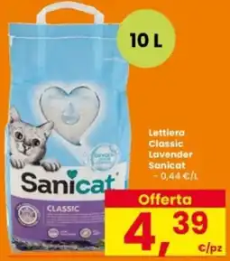 Interspar Lettiera Classic Lavender Sanicat offerta
