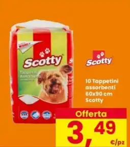 Interspar 10 Tappetini assorbenti 60x90 cm Scotty offerta