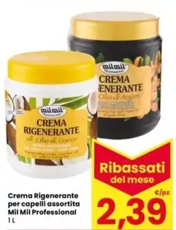 Interspar Crema Rigenerante per capelli assortita Mil Mil Professional offerta