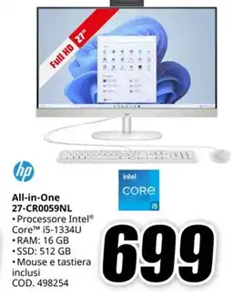 MediaWorld HP All-in-One 27-CR0059NL offerta