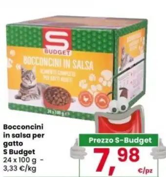 Interspar Bocconcini in salsa per gatto S Budget offerta