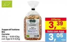 Interspar Zuppa all'Isolana Bio Cerreto offerta