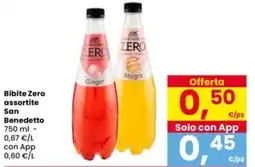 Interspar Bibite Zero assortite San Benedetto offerta