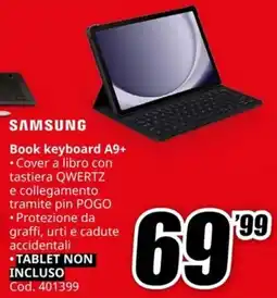 MediaWorld SAMSUNG Book keyboard A9+ offerta