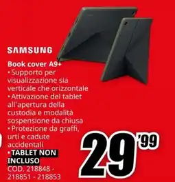 MediaWorld SAMSUNG Book cover A9+ offerta