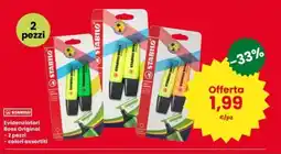 Interspar STABILO Evidenziatori Boss Original offerta