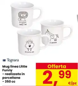 Interspar Tognana Mug linea Little Funny offerta