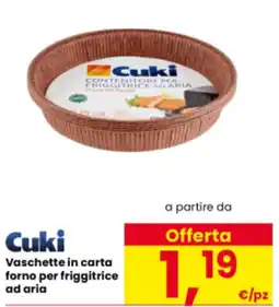 Interspar Cuki Vaschette in carta forno per friggitrice ad aria offerta