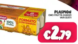 Franzy's Plasmon omo frutta vari gusti offerta