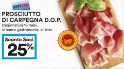 Coop Prosciutto di carpegna D.O.P. offerta