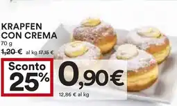 Coop Krapfen con crema offerta