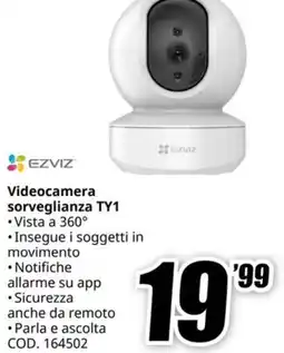 MediaWorld Videocamera sorveglianza TY1 offerta