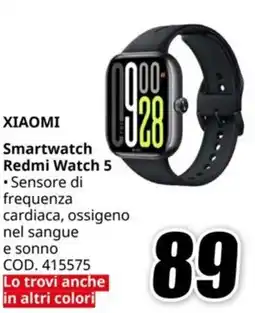 MediaWorld XIAOMI Smartwatch Redmi Watch 5 offerta