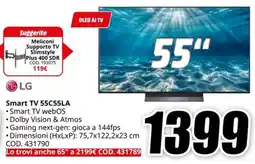 MediaWorld LG Smart TV 55C55LA offerta