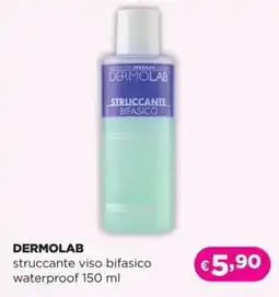 La Saponeria DERMOLAB struccante viso bifasico waterproof offerta