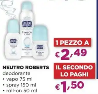 La Saponeria NEUTRO ROBERTS deodorante offerta